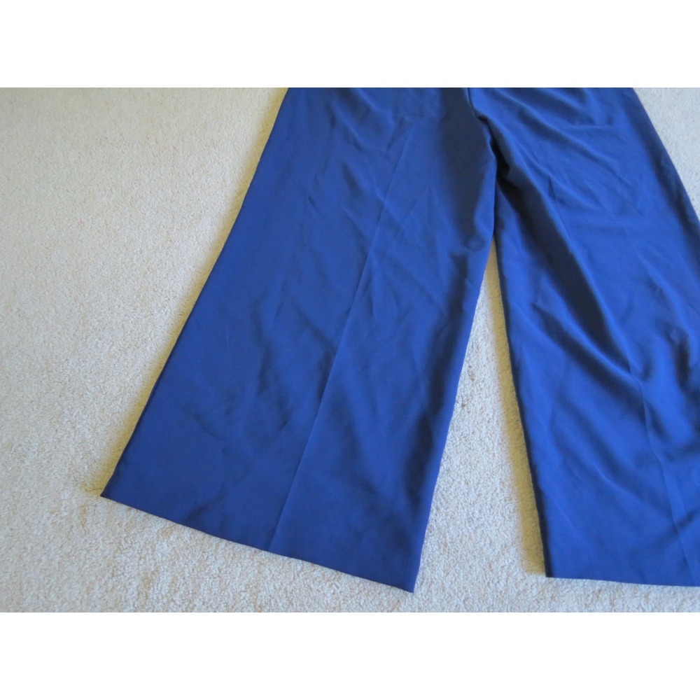Torrid Blue Stretch Sailor Button Wide Leg Pants Womens Size 20 Regular - Picture 13 of 14